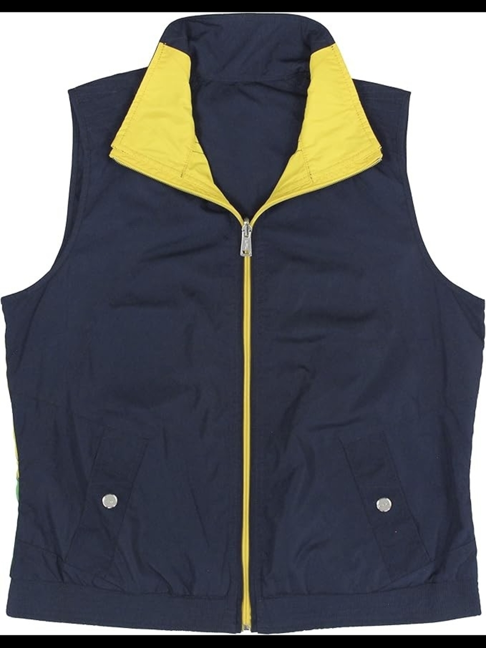 Lauren Ralph Lauren Nylon Colorblock Reversible Vest Size M